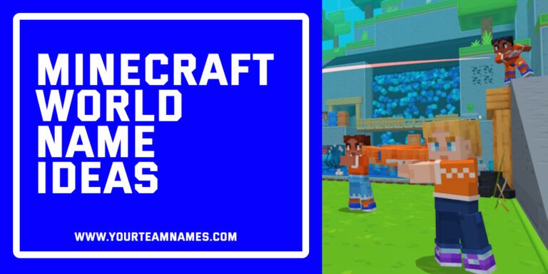 199+ Minecraft World Name Ideas: Creative & Fun Username for Players