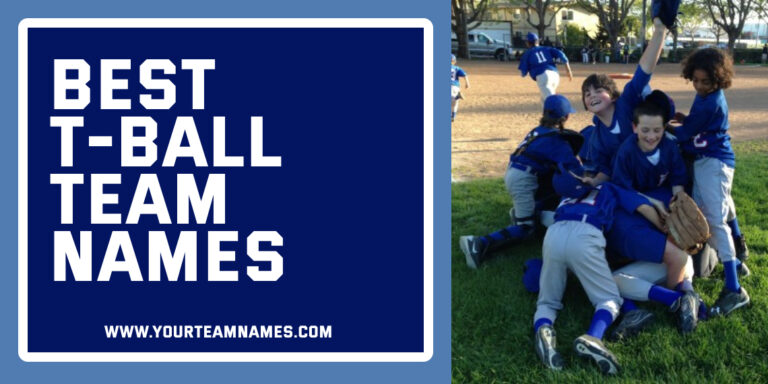 346+ Tball Team Names: Cute, Coed, Funny, & Playful for Kids