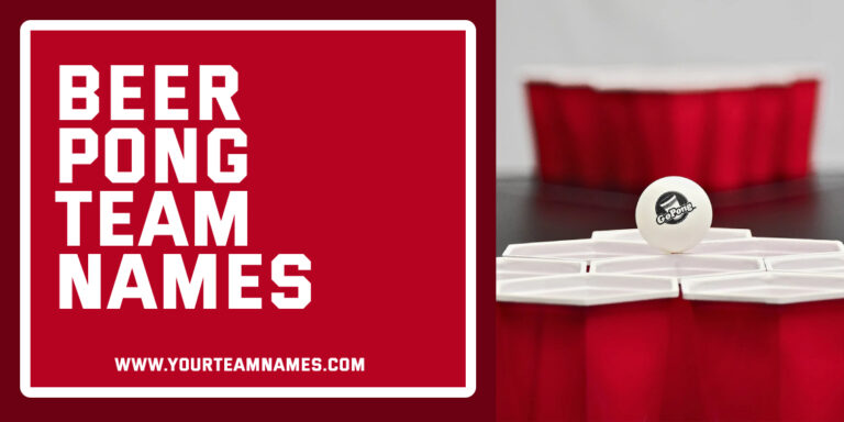 399+ Beer Pong Team Names: Funny & Cool Boys, Girls & Couples