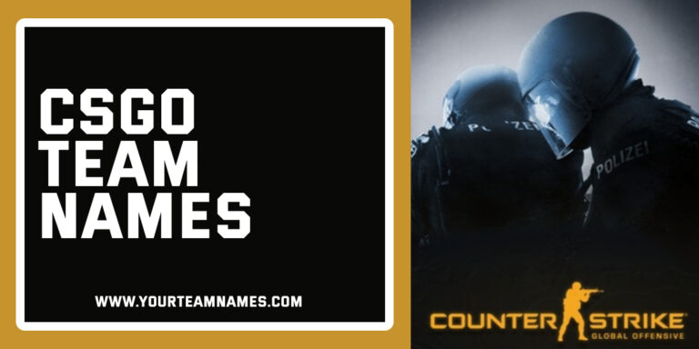 254+ CSGO Team Names: Funny & Best Name Ideas for Pro Gamers