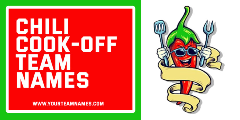 423+ Chili Cook Off Team Names: Funny, Spicy, Dirty & Unique