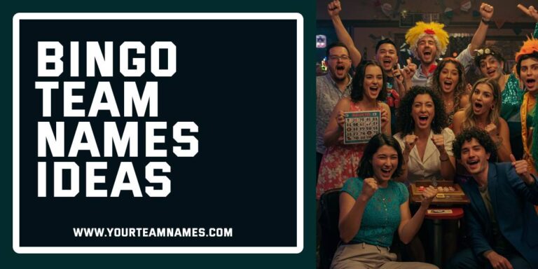 584+ Bingo Team Names Funny, Catchy, Dirty Name Ideas
