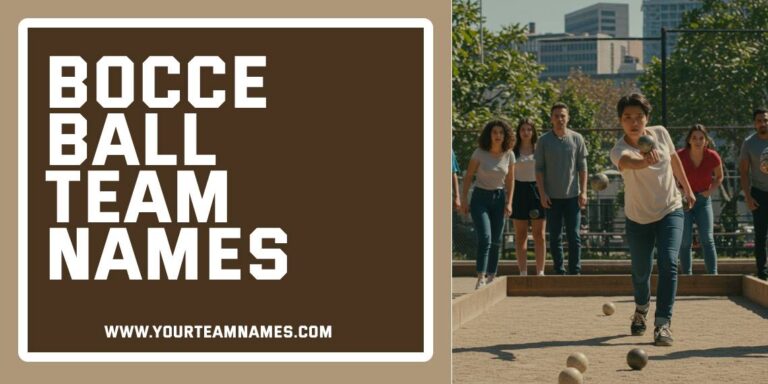 393+ Bocce Ball Team Names: Best, Funny, Cool, Unique Ideas