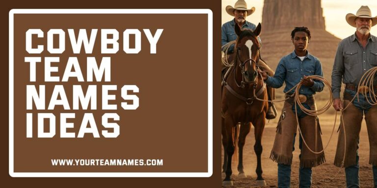 649+ Cowboy Team Names: Funny, Best, Unique Ideas For Adults