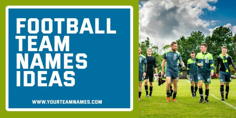 519+ Best Football Team Names for FIFA Tournament ⚽