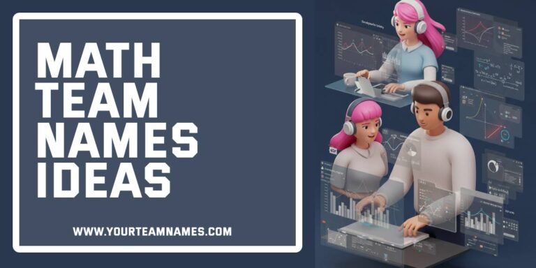 519+ Math Team Names: Creative, Catchy Ideas For School
