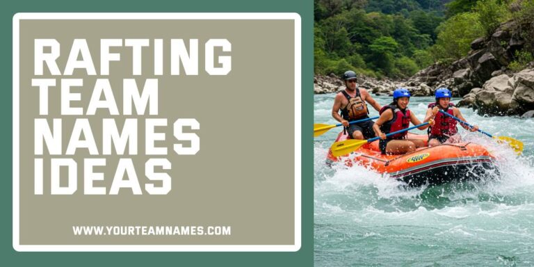 567+ Best, Creative, Funny, Cool Ideas On Rafting Team Names
