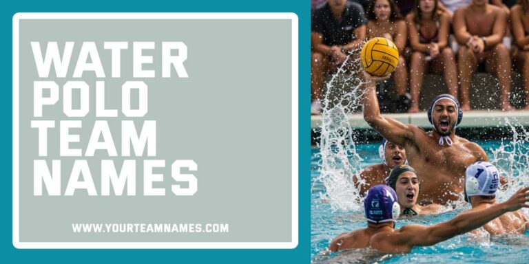 315+ Water Polo Team Names Best, Creative, Catchy, Funny Ideas