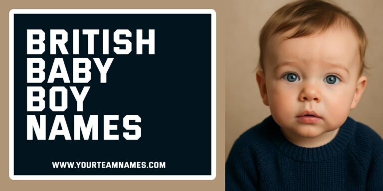 260+ British Baby Boy Names & their Meanings For All Alphabets