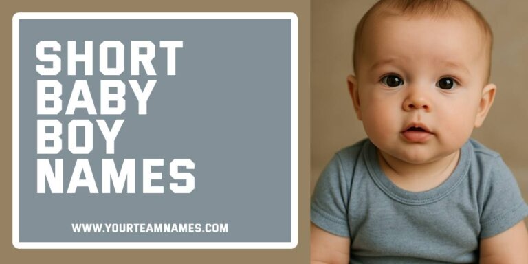 210+ Short Baby Boy Names For All Alphabets + Meanings