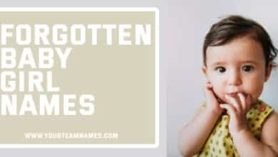 Forgotten Baby Girl Names