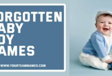 Forgotten Baby boy Names