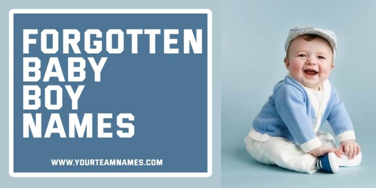 350+ Forgotten Baby Boy Names Global Gems & Gentlemanly Charmers