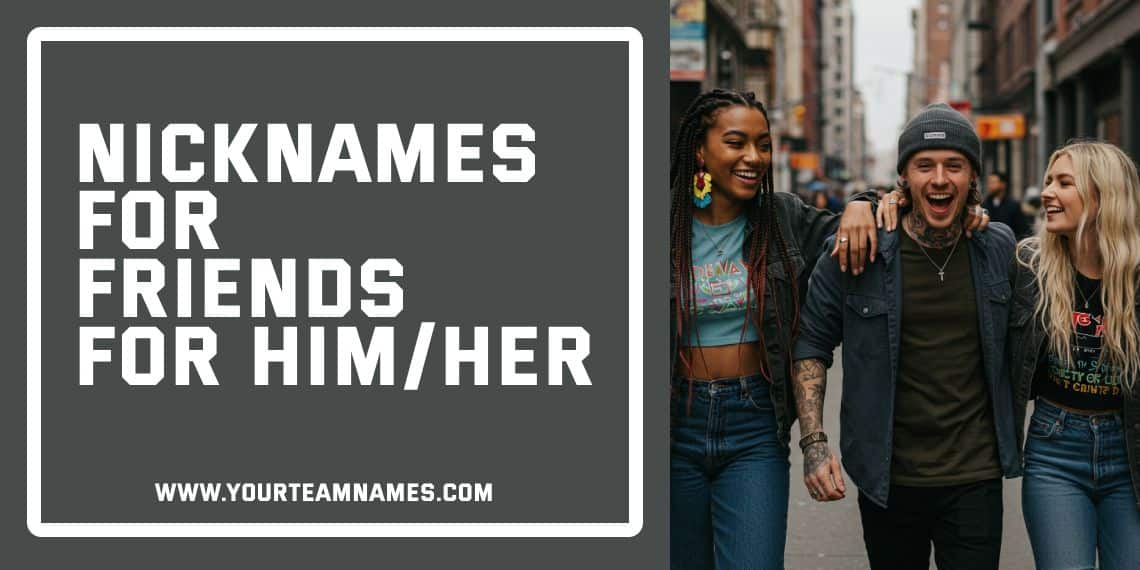 Funny & Sarcastic Nicknames for Friends