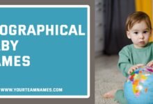 Geographical Baby Names