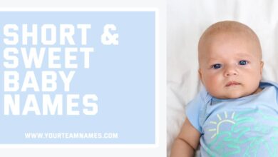 Short & Sweet Baby Names