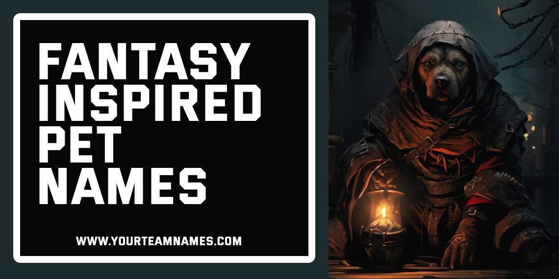Fantasy Inspired Pet Names