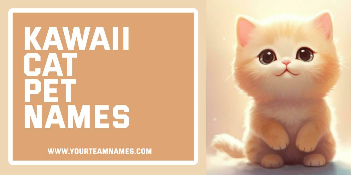 Kawaii Cat Pet Names
