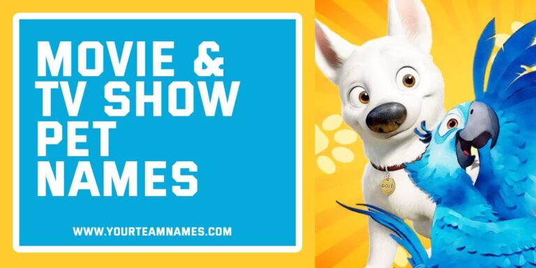 Movie & TV Show Pet Names: 370+ Scene-Stealing Picks for Your Furry Star