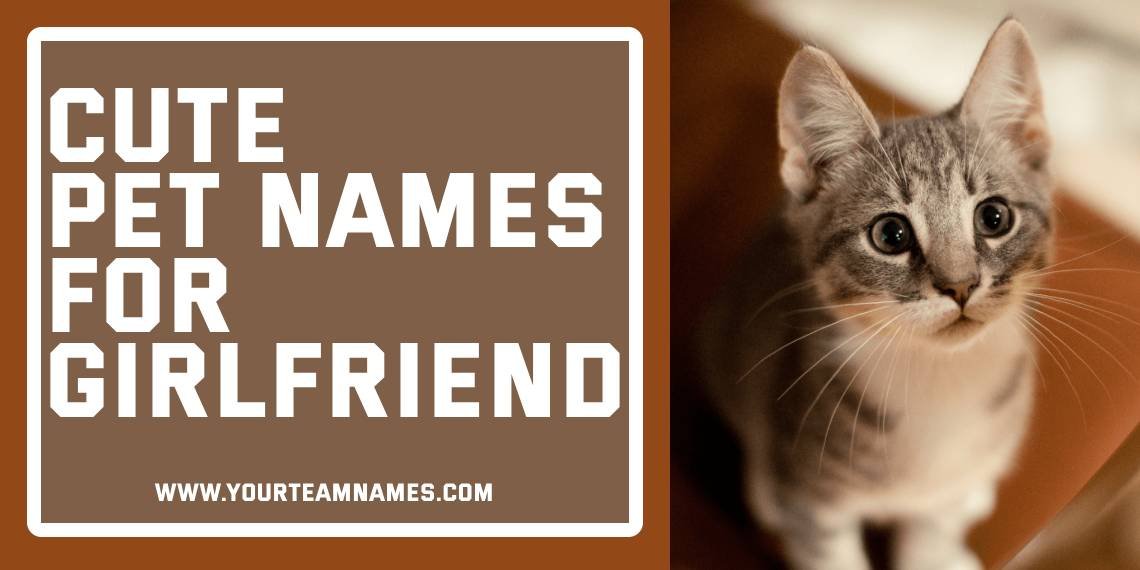 Cute Pet Names for Girlfriend