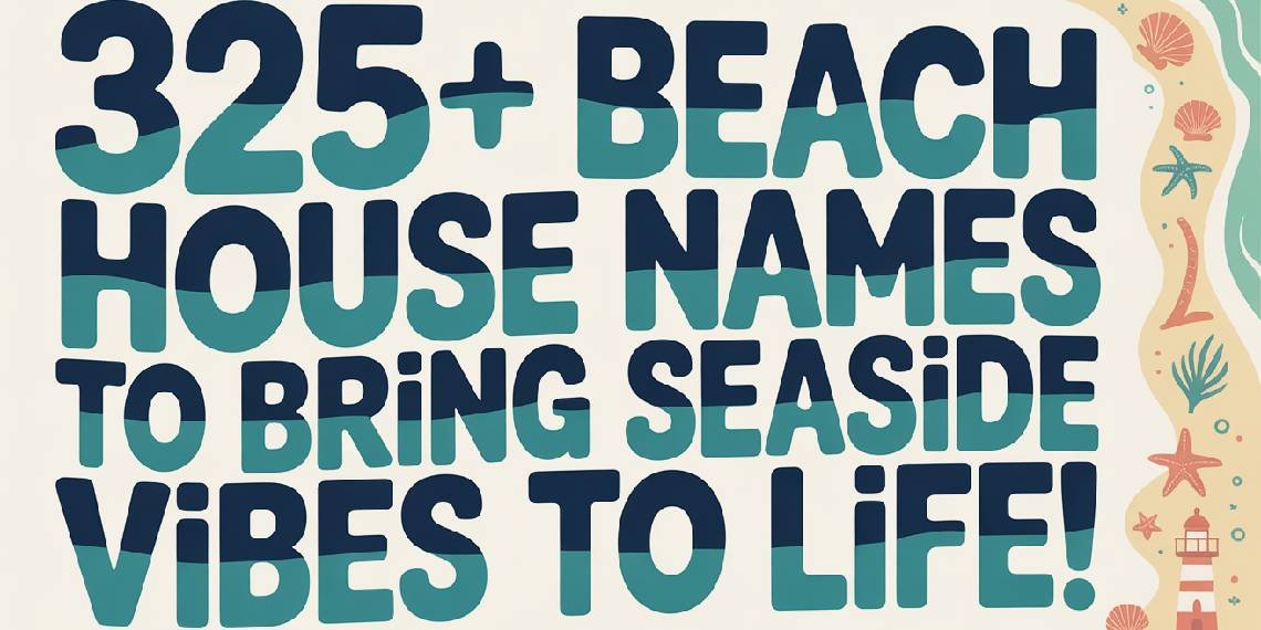 beach house names