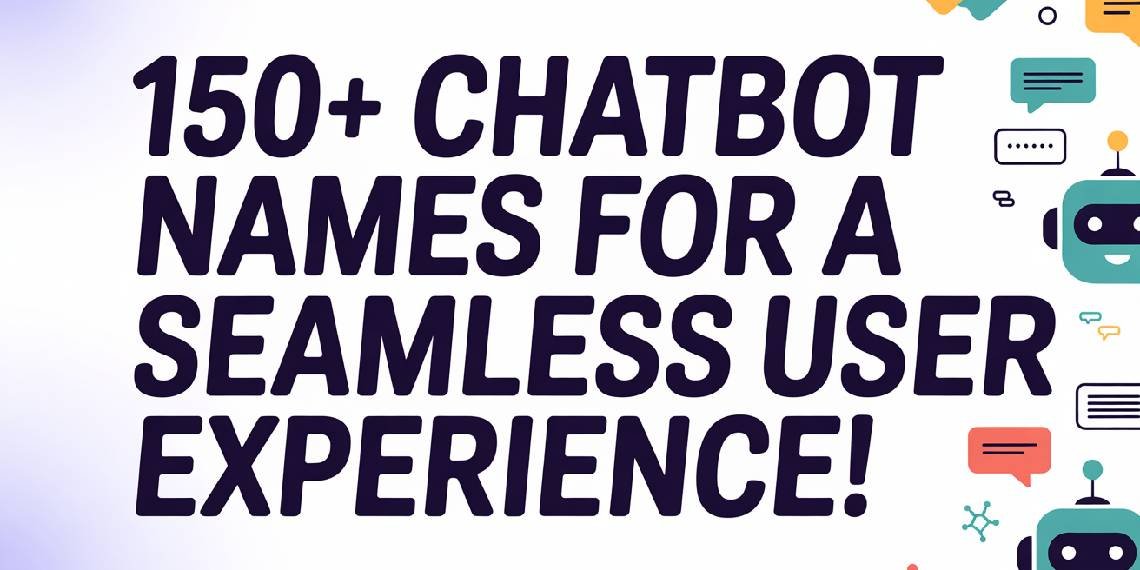 chatbot names