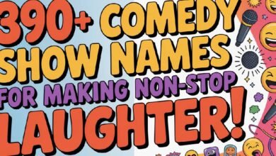 comedy show names