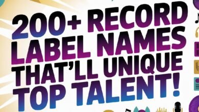 record label unique names