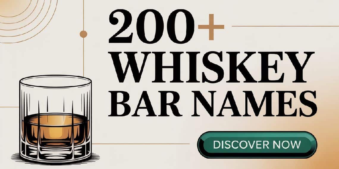 whiskey bar names