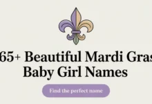 Beautiful Baby Girl Names with Mardi Gras Flair