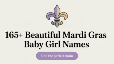 Beautiful Baby Girl Names with Mardi Gras Flair