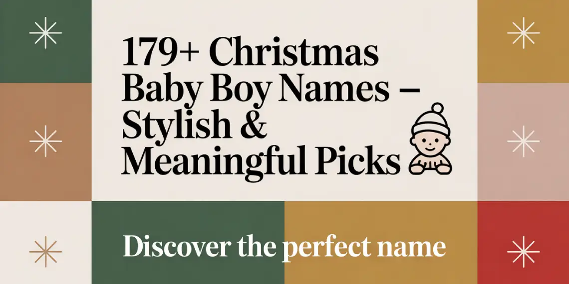 Christmas Baby Boy Names