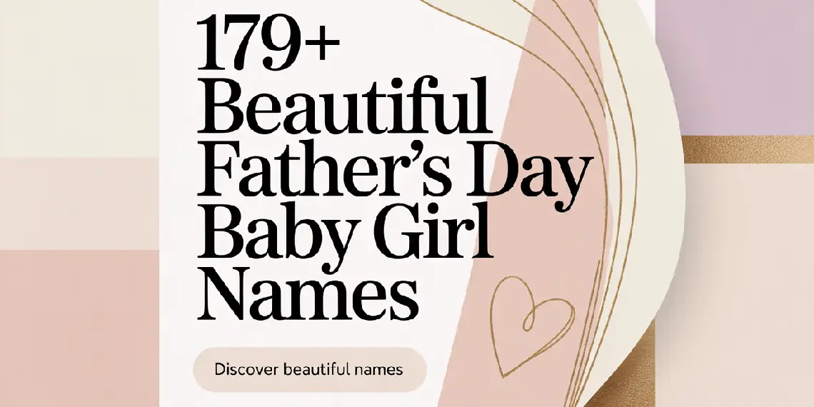 Father’s Day Baby Girl Names