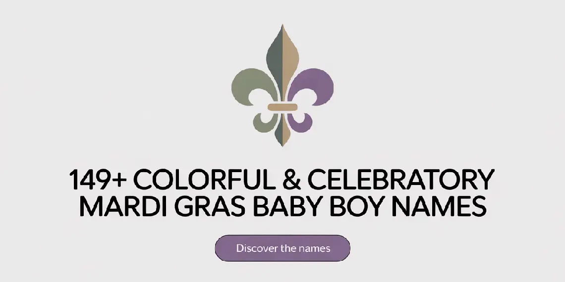 Mardi Gras Baby Boy Names