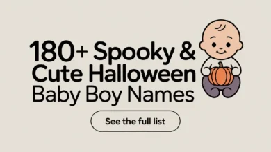 Spooky & Cute Halloween Baby Boy Names