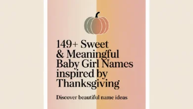 Thanksgiving Baby Girl Names