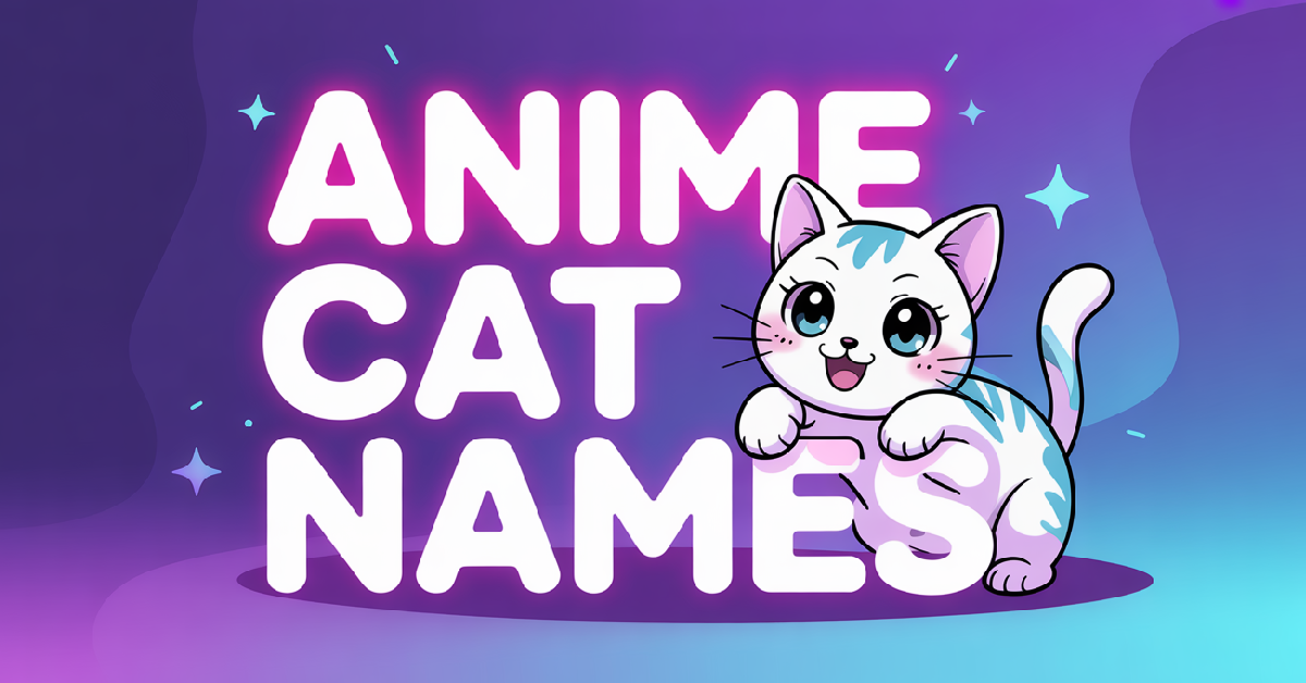 Anime Cat Names With Meanings