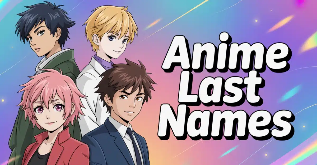 Anime Last Name With Meanings