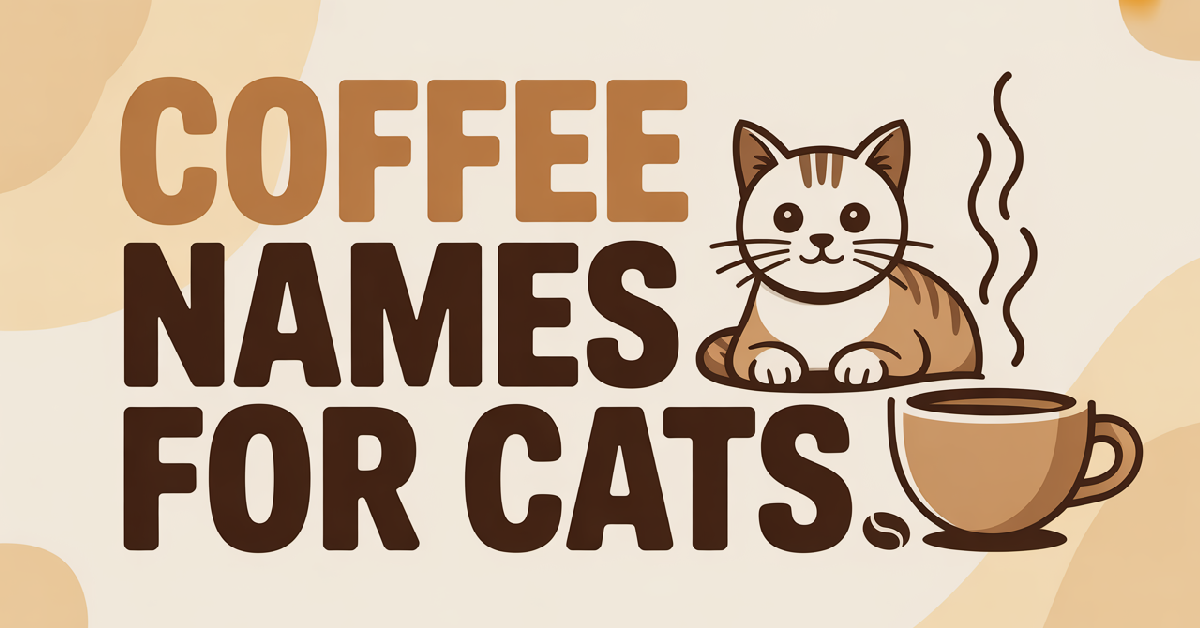 Coffee Names For Cats With Meanings