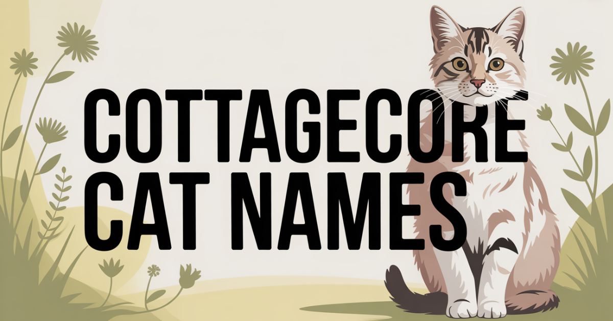 Cottagecore Cat Names With Meanings