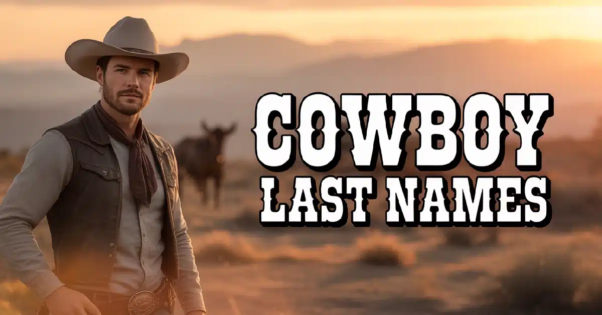 Cowboy Last Names with Meanings