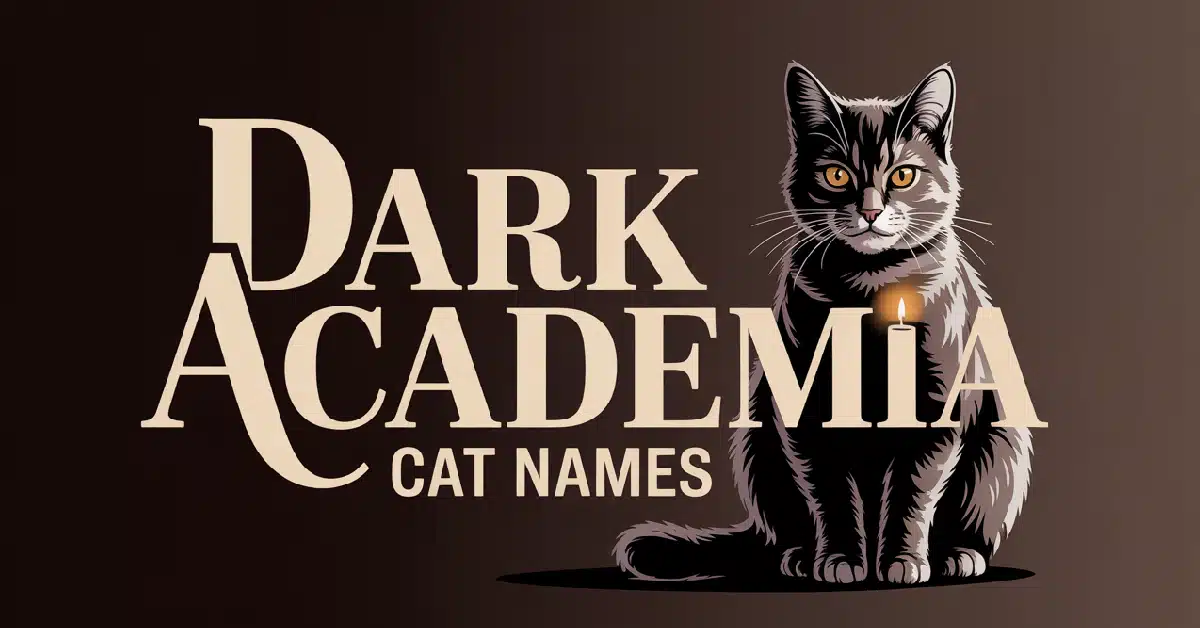 Dark Academia Cat Names With Meanings