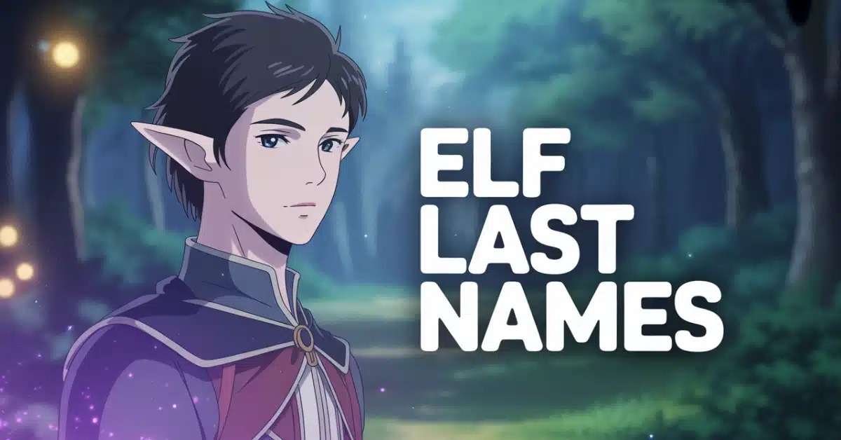 Elf Last Names With Meanings