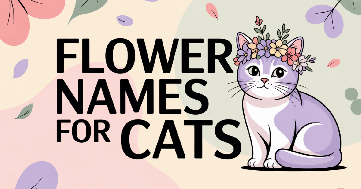 Flower Names For Cats With Meanings