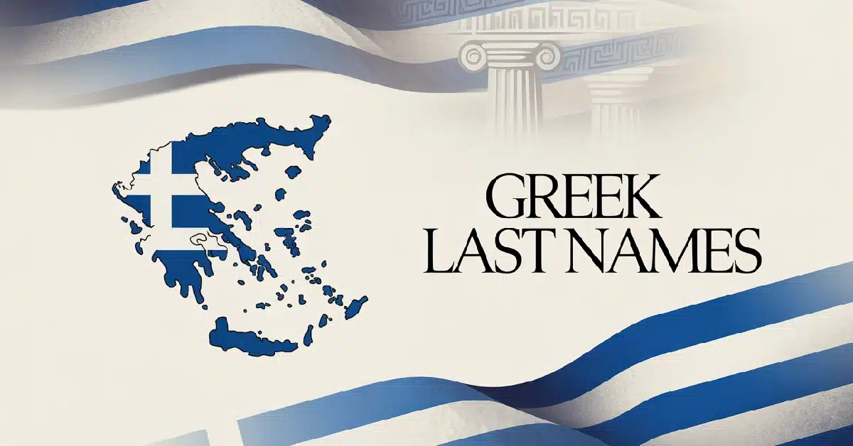 Greek Last Names With Meanings