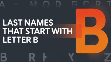 Last Names That Start With Letter B