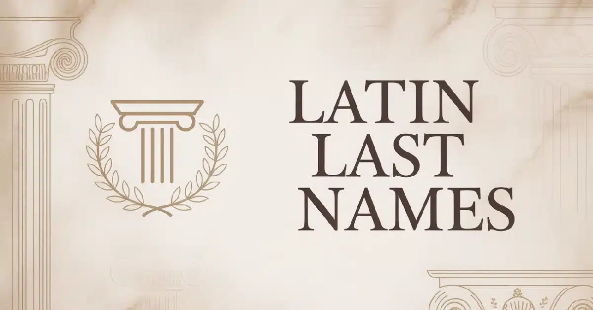 Latin Last Names With Meanings