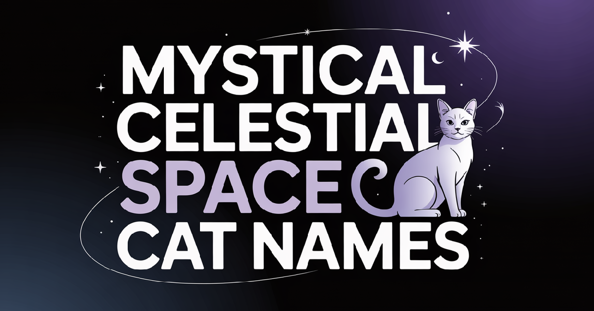 Mystical Celestial Space Cat Names With Meanings