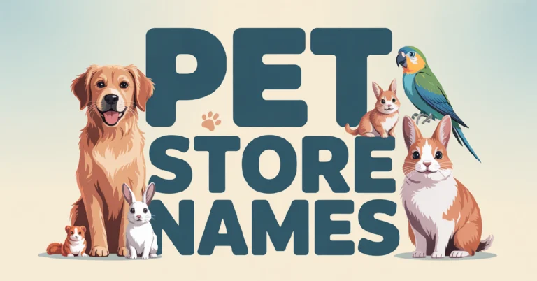 193+ PET Store Names With Meanings