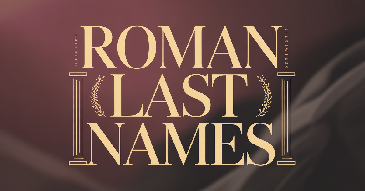 Roman Last Names With Meanings